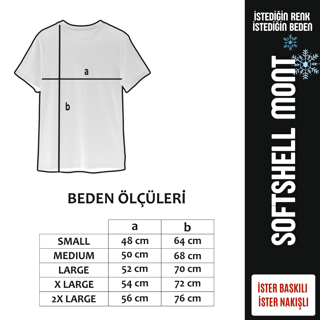 Baskılı Softshell Yelek / Lacivert - İş Kıyafeti